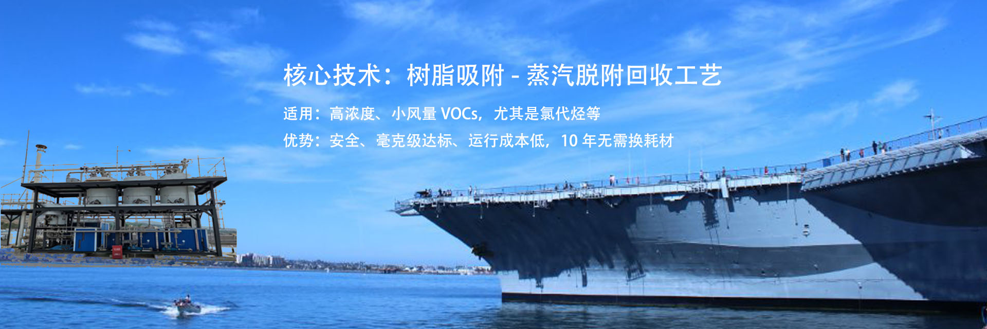 樹脂吸附法：高濃度廢氣毫克級達標排放和回收！